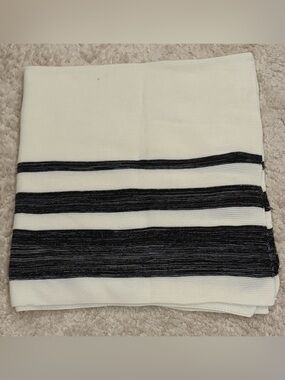 Hearth & Hand Striped Knit Throw Blanket